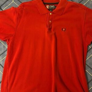 Red Chaps Ralph Lauren Men’s Short Sleeved Polo Shirt Size Medium
